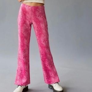 Urban Outfitters Pink Flare Pants
